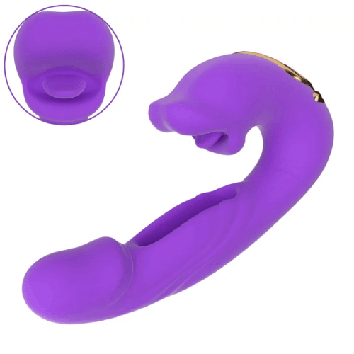 Eveandlove G Spot Vibrator: 7 Modes for Clitoral Stimulation, Thrusting Dildo & Anal Play